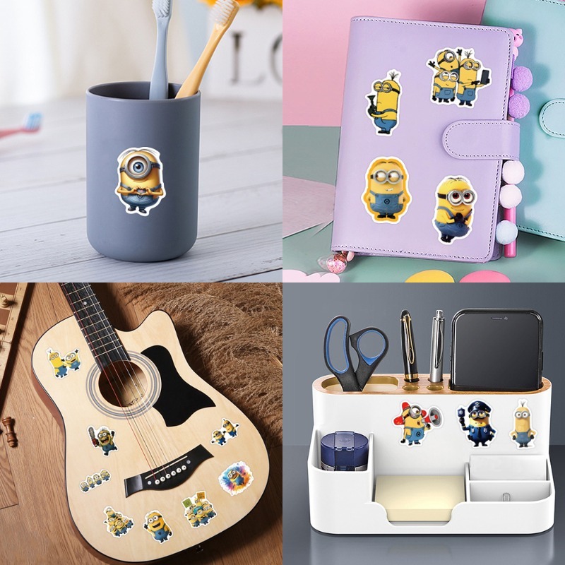 Phone Accessories Ideas - مجموعة من 55 ملصق كرتوني للمنيونز
