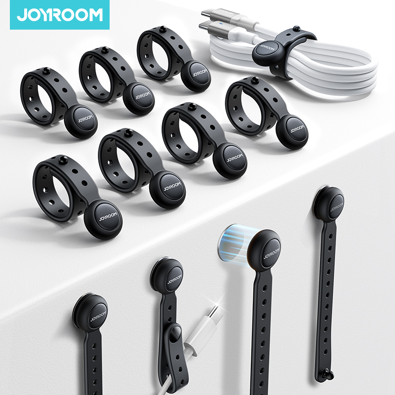 Cable Organizer Magnetic - Joyroom 12/6 قطعة إدارة الكبلات المغناطيسية