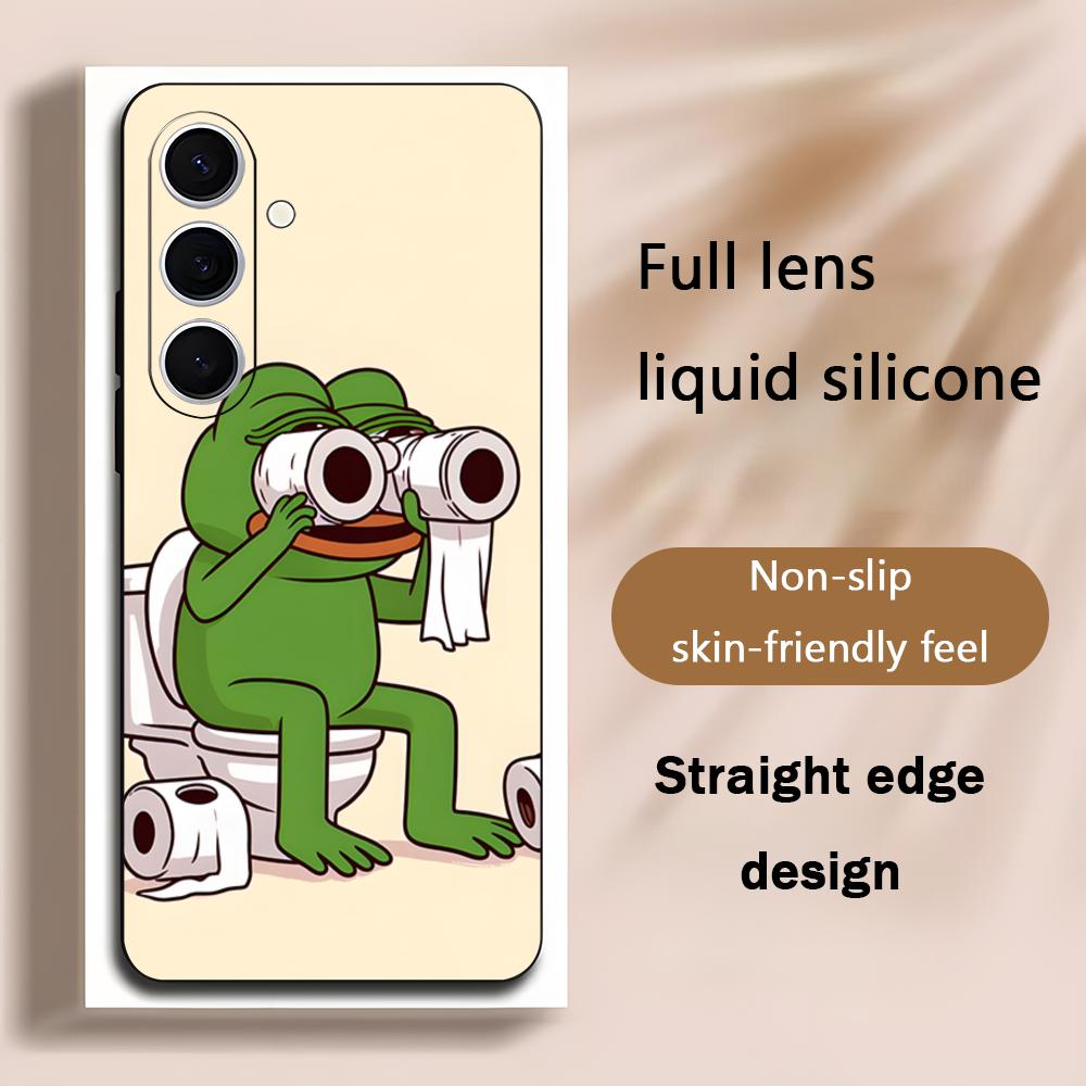 Samsung Galaxy S24 - حزين بيبي الضفدع رسم حافظة هاتف