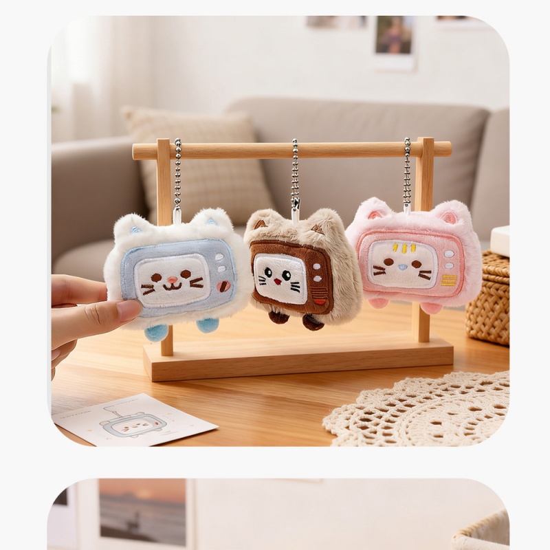 Phone Accessories Ideas - سلسلة مفاتيح كرتونية لطيفة على شكل