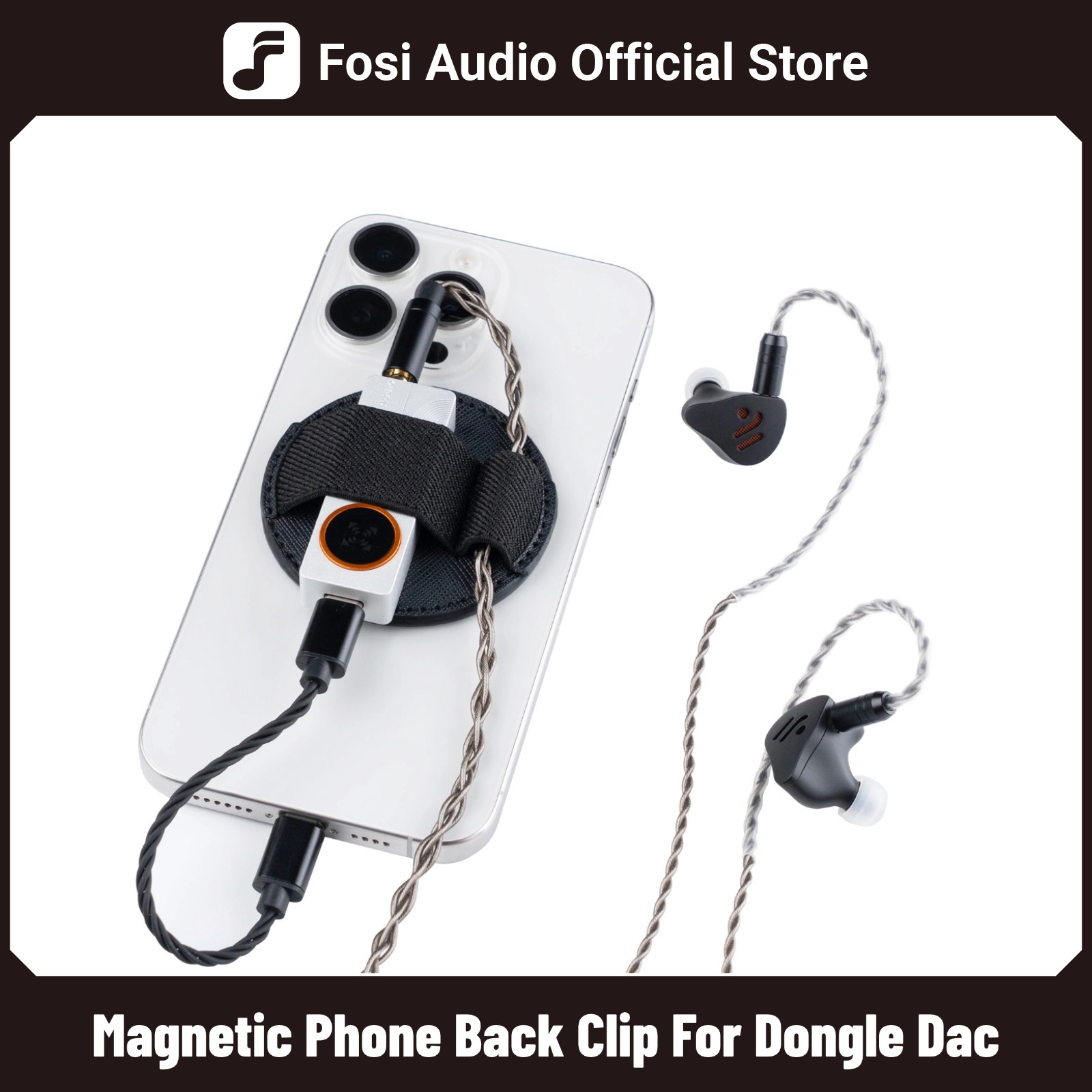 Cable Organizer Magnetic - مشبك مغناطيسي خلفي للهاتف المحمول، حامل