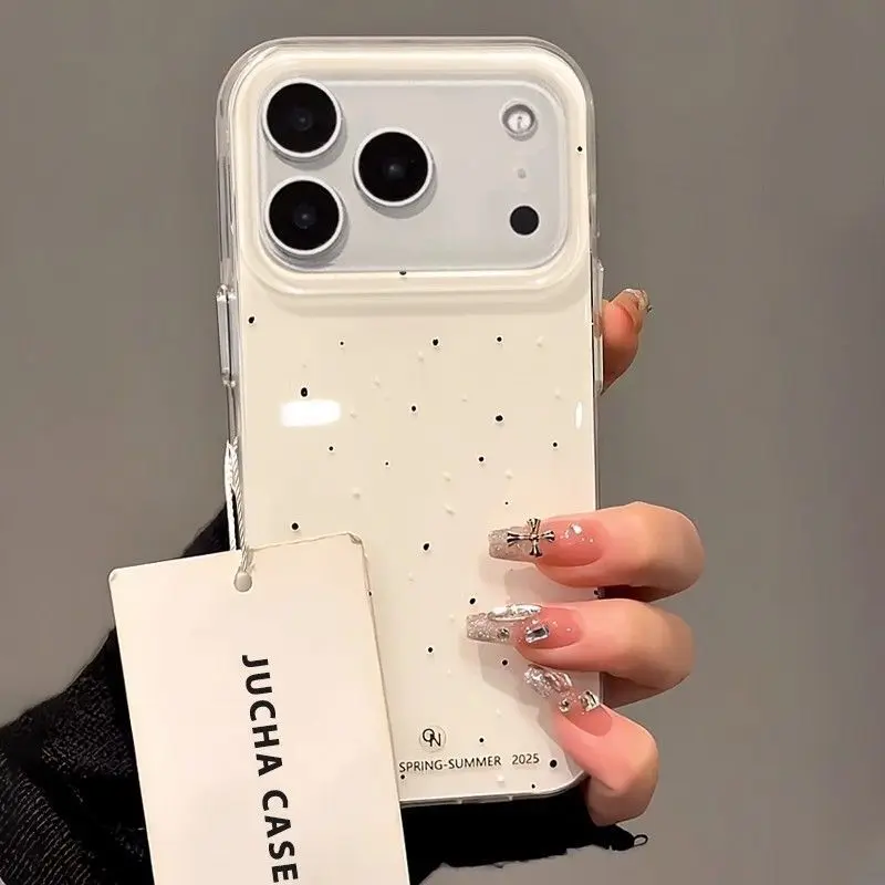 Y2K Phone Accessories - الكورية INS الرش الحبر البولكا نقطة