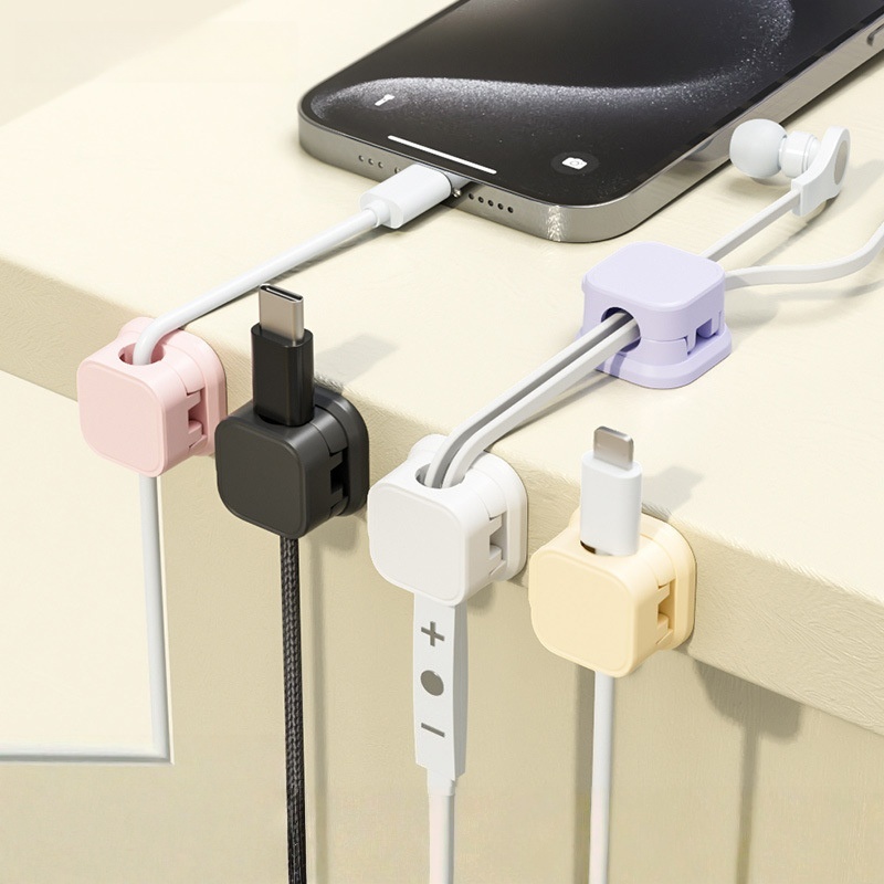 Cable Organizer Magnetic - مشابك إدارة الكابلات المغناطيسية متعددة الألوان