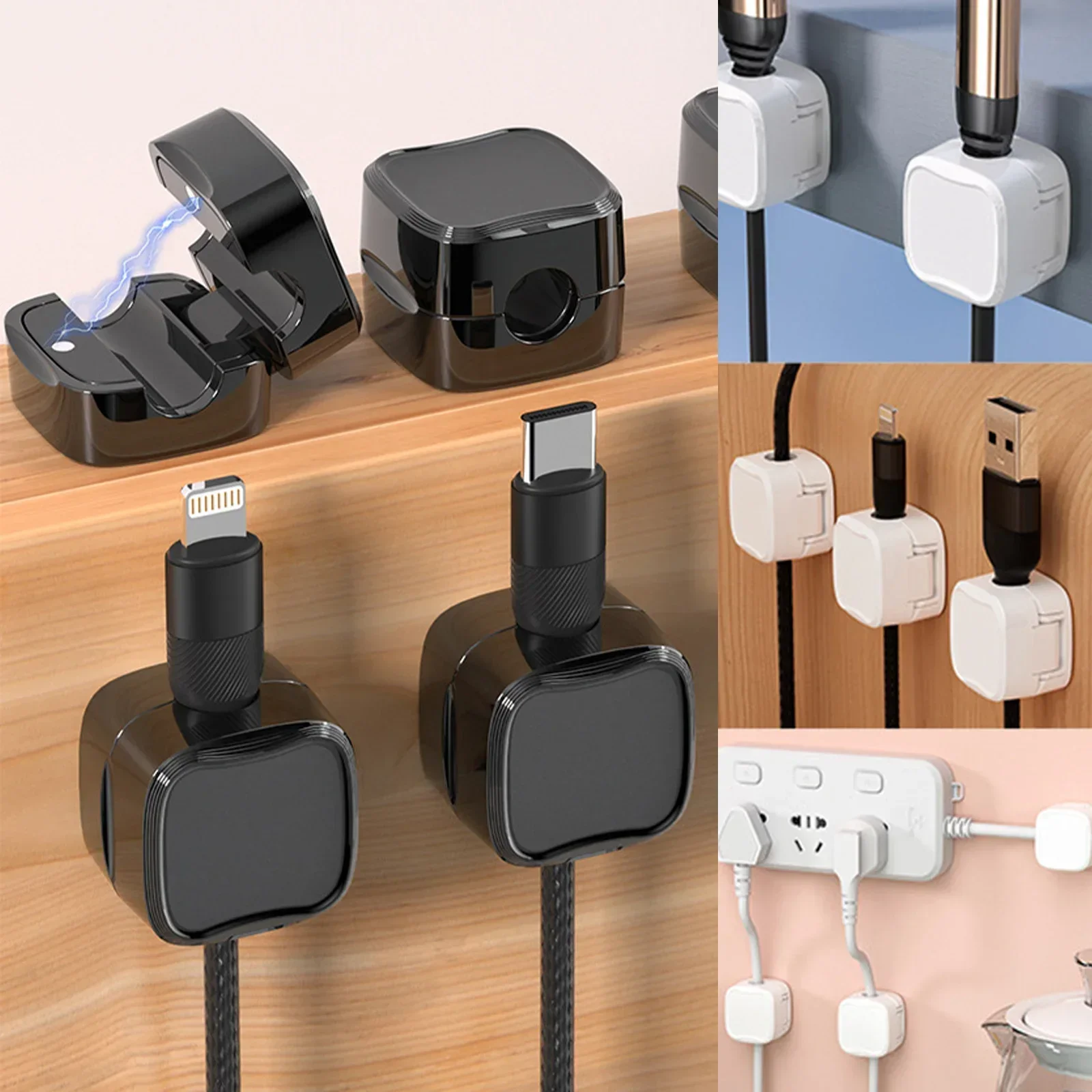 6/12/24 قطعة منظم الكابلات الم - مراجعة Cable Organizer Magnetic وسعره