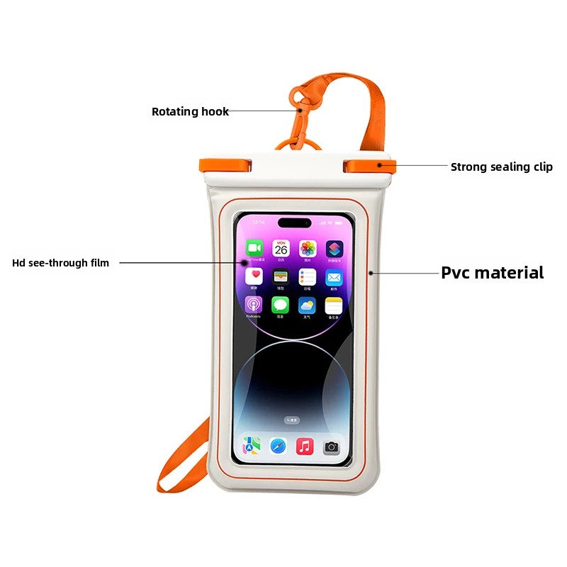 حقيبة هاتف مقاومة للماء IPX8 ل - مراجعة Phone Accessories Pouch وسعره