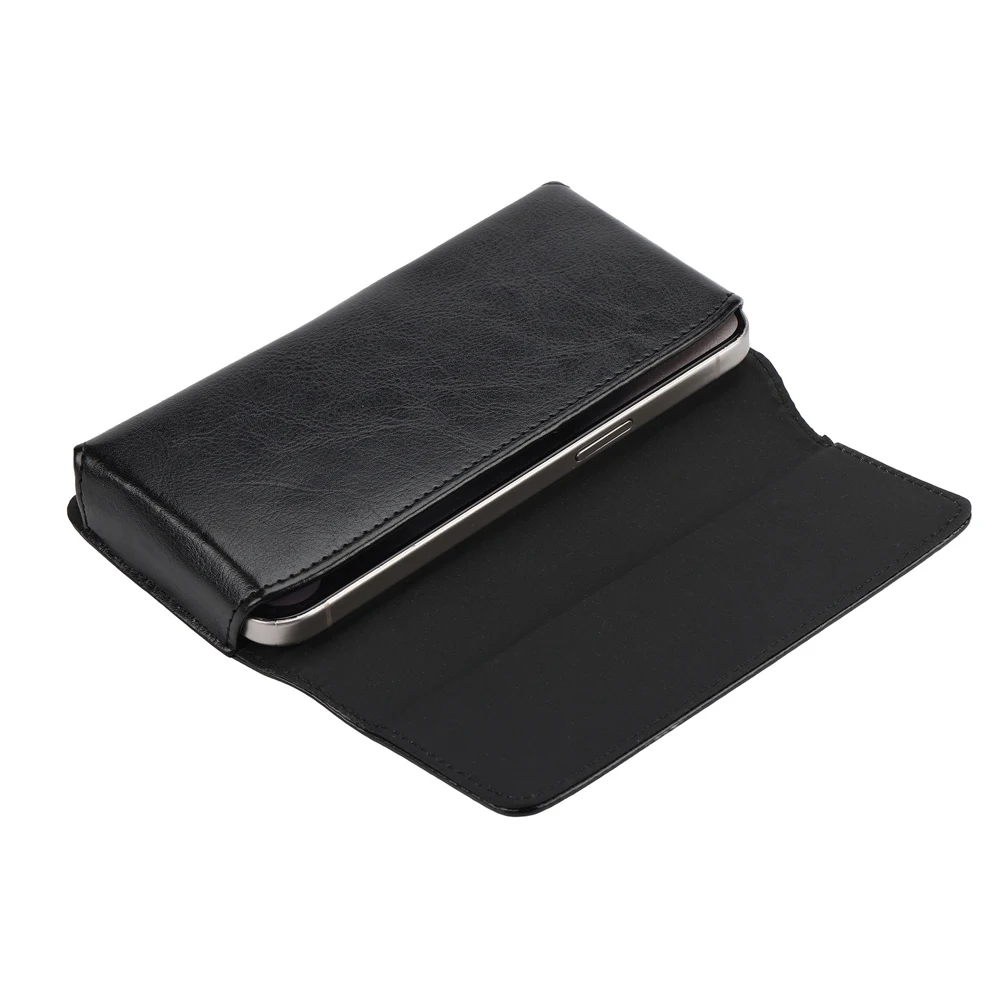 حافظة هاتف جلدية عالمية بمشبك  - مراجعة Phone Accessories Pouch وسعره