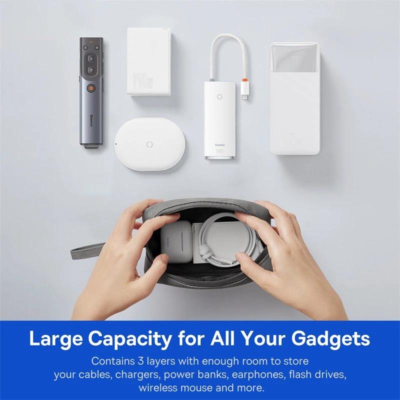 حقيبة سماعات أذن محمولة مقاومة - مراجعة Phone Accessories Pouch وسعره