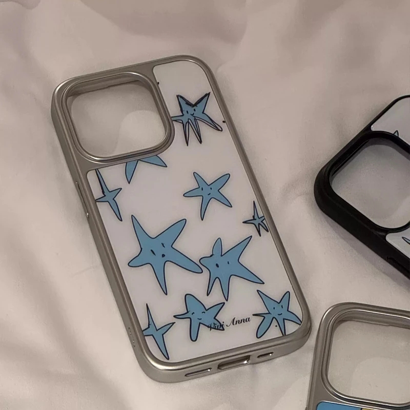 Ins المتخصصة الإبداعية الأزرق  - مراجعة Y2K Phone Accessories وسعره