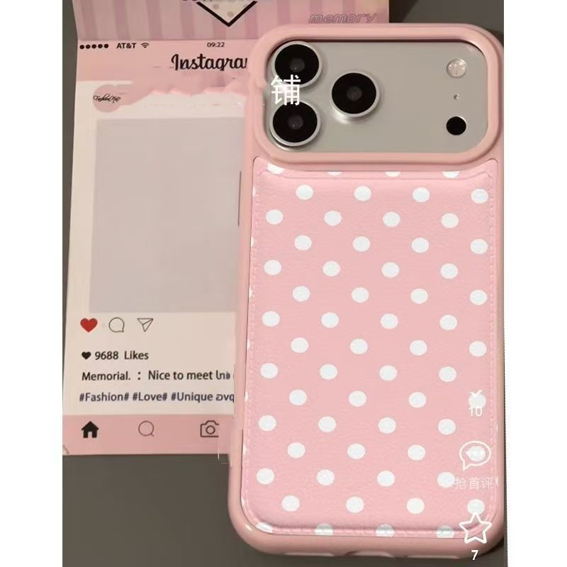 جراب هاتف جلدي بتصميم نقاط الب - مراجعة Y2K Phone Accessories وسعره