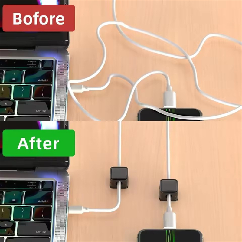 مشبك كابلات مغناطيسي لاصق لتنظ - مراجعة Cable Organizer Magnetic وسعره