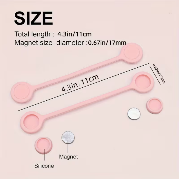 3 قطع منظم كابلات شحن مغناطيسي - مراجعة Cable Organizer Magnetic وسعره
