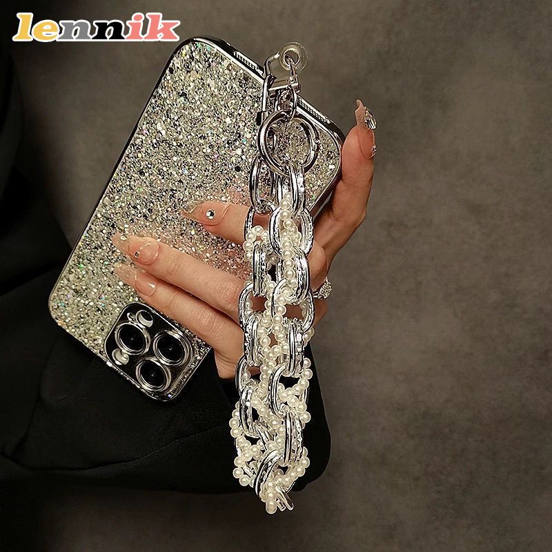 حزام هاتف لؤلؤي DIY، حبل منسوج - مراجعة Phone Accessories Ideas وسعره