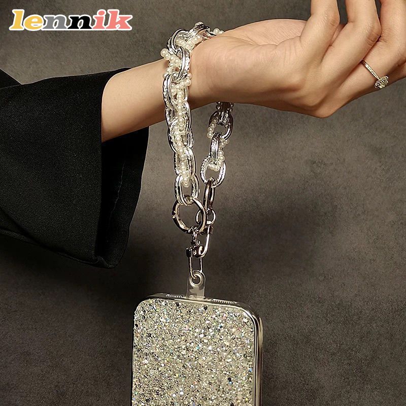 حزام هاتف لؤلؤي DIY، حبل منسوج - مراجعة Phone Accessories Ideas وسعره