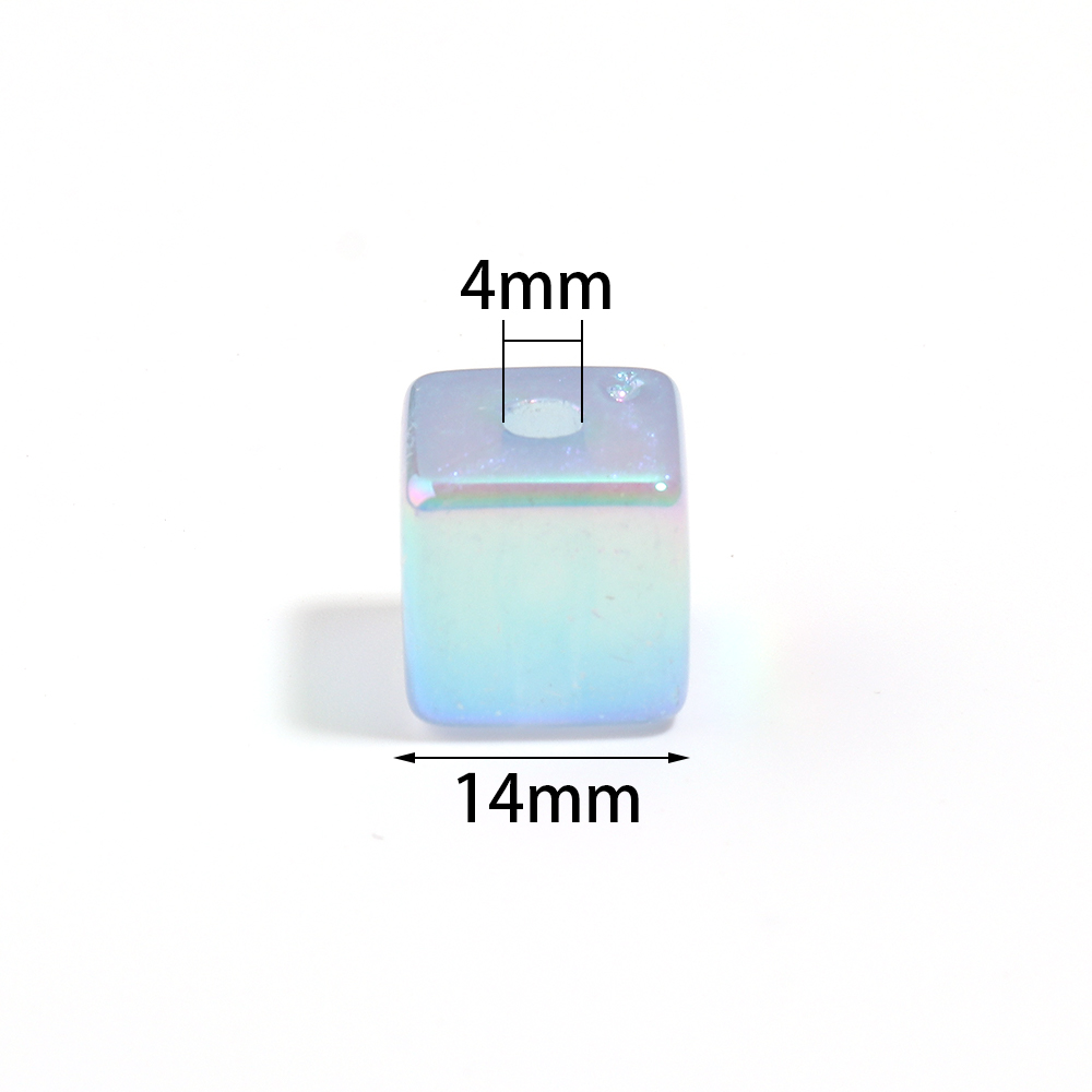 10 قطع/مجموعة خرز أكريليك مربع - مراجعة Phone Accessories Jewelry وسعره