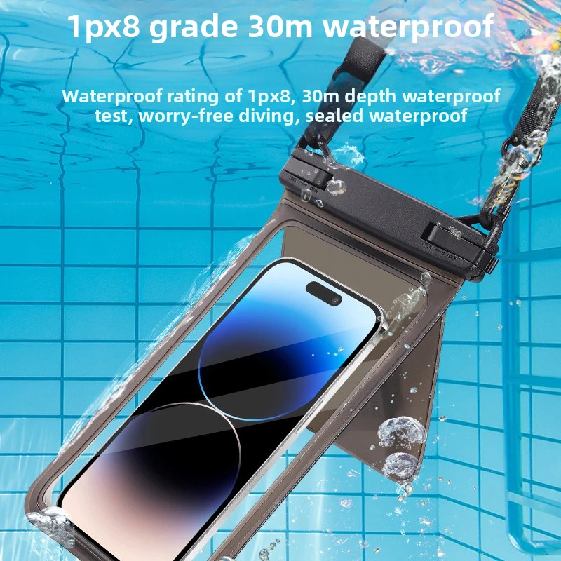 حقيبة هاتف مقاومة للماء IPX8 ل - مراجعة Phone Accessories Pouch وسعره