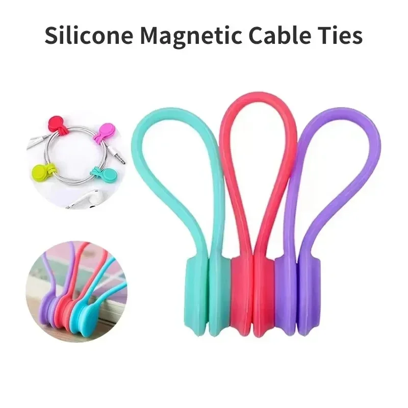 5/3/1 قطعة من مشابك السيليكون  - مراجعة Cable Organizer Magnetic وسعره