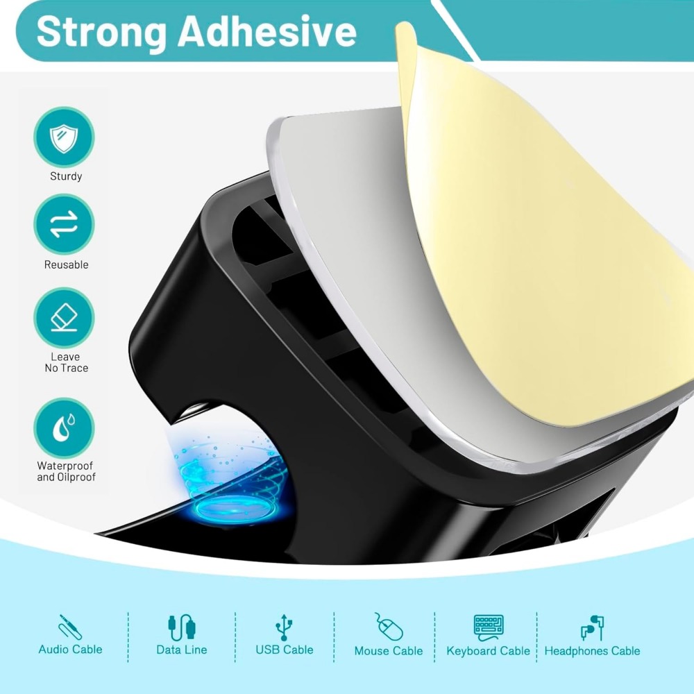 مشابك كابلات مغناطيسية لإدارة  - مراجعة Cable Organizer Magnetic وسعره