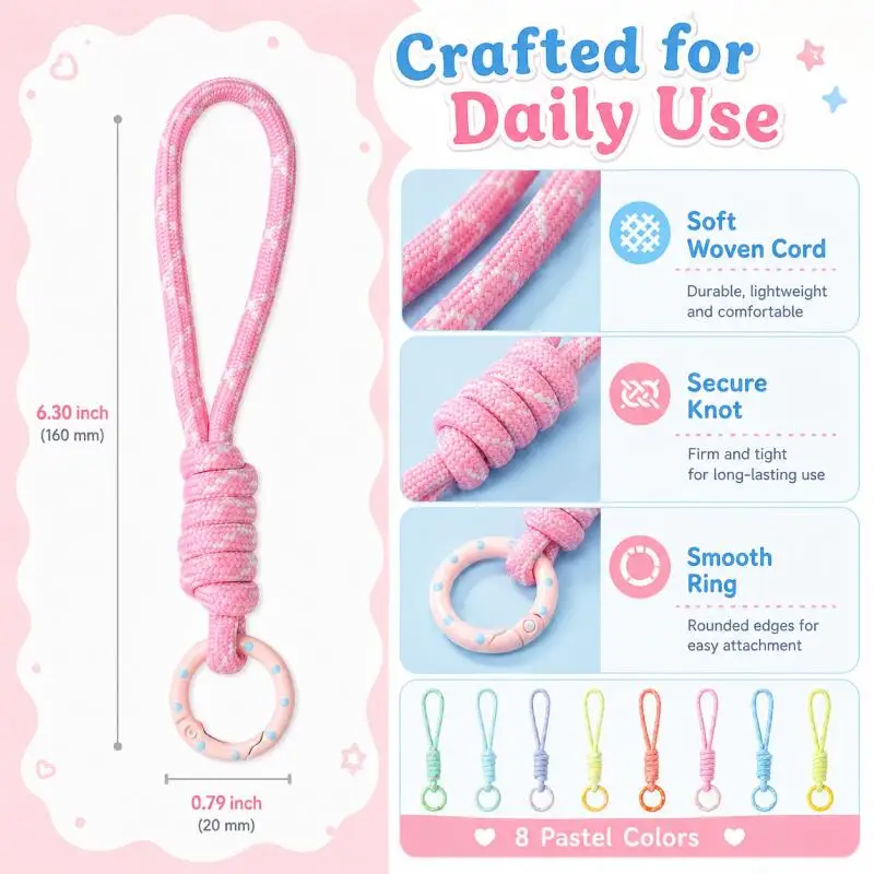 سلسلة مفاتيح منسوجة يدويًا لله - مراجعة Phone Accessories Jewelry وسعره