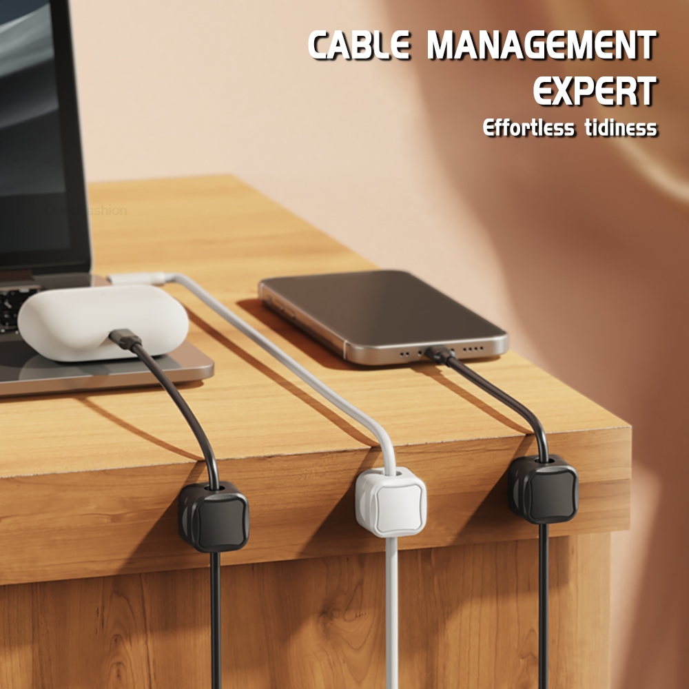 1/6/12 قطعة مشبك كابل مغناطيسي - مراجعة Cable Organizer Magnetic وسعره