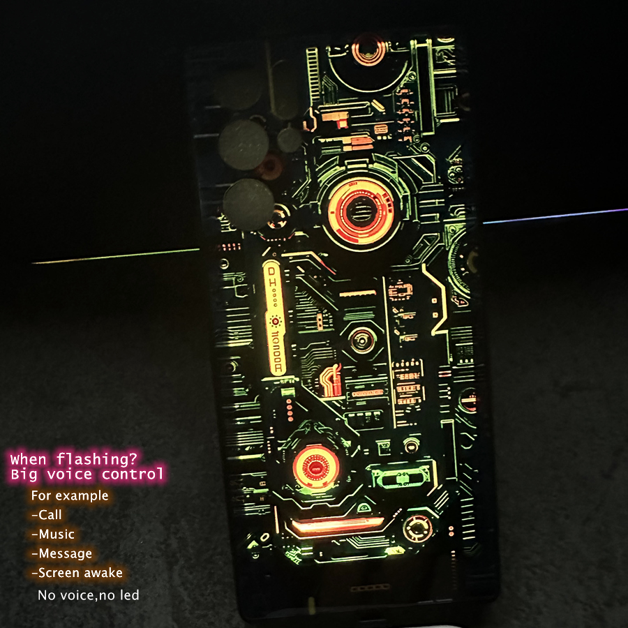 غطاء هاتف زجاجي مقوى مع لوحة د - مراجعة Led Flash Case وسعره