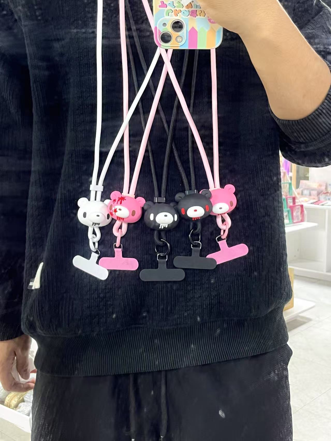 حبل هاتف على شكل دب ثلاثي الأب - مراجعة Phone Accessories Ideas وسعره