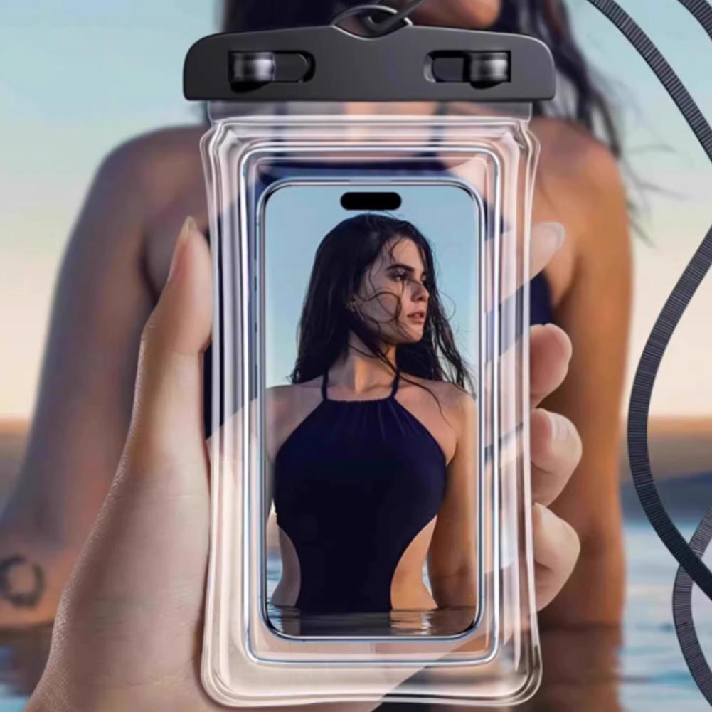 حافظة هاتف مقاومة للماء شفافة، - مراجعة Phone Accessories Pouch وسعره