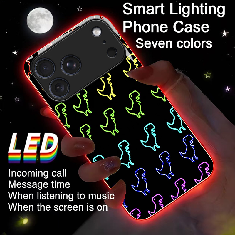 غطاء هاتف زجاجي مضيء بتصميم دي - مراجعة Led Flash Case وسعره