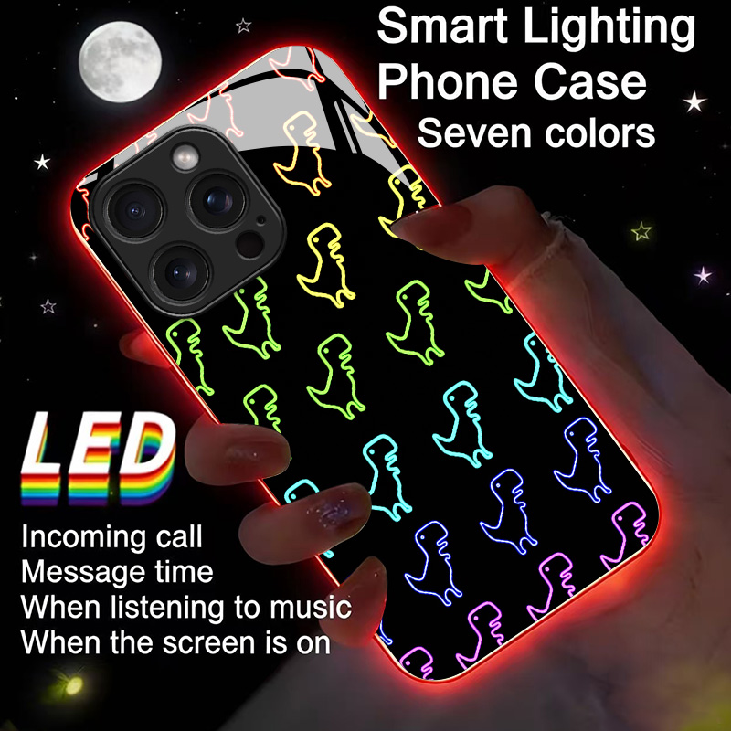 غطاء هاتف زجاجي مضيء بتصميم دي - مراجعة Led Flash Case وسعره
