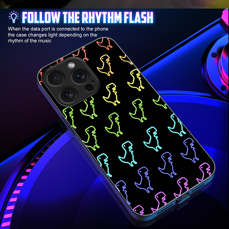 غطاء هاتف زجاجي مضيء بتصميم دي - مراجعة Led Flash Case وسعره