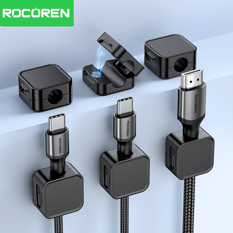 مشبك كابل مغناطيسي من روكورين، - مراجعة Cable Organizer Magnetic وسعره
