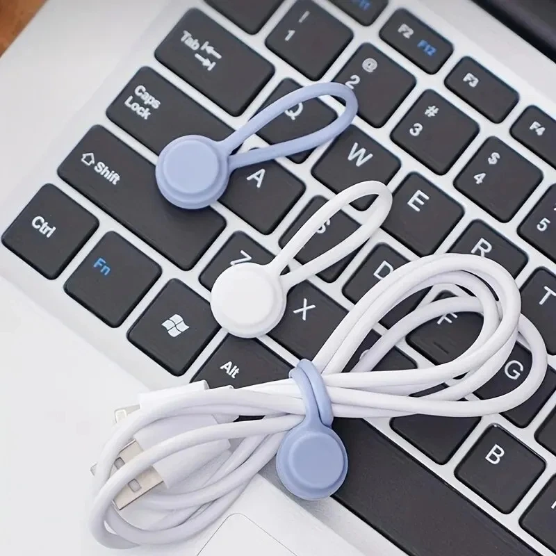 5/3/1 قطعة مشبك سيليكون مغناطي - مراجعة Cable Organizer Magnetic وسعره