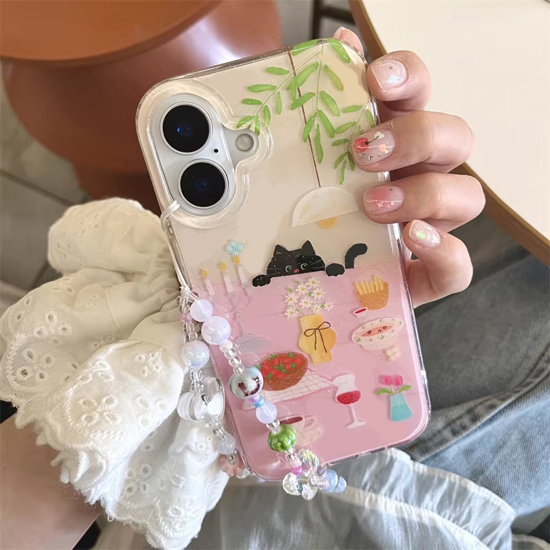 جراب هاتف بتصميم قطة سوداء صغي - مراجعة Y2K Phone Accessories وسعره