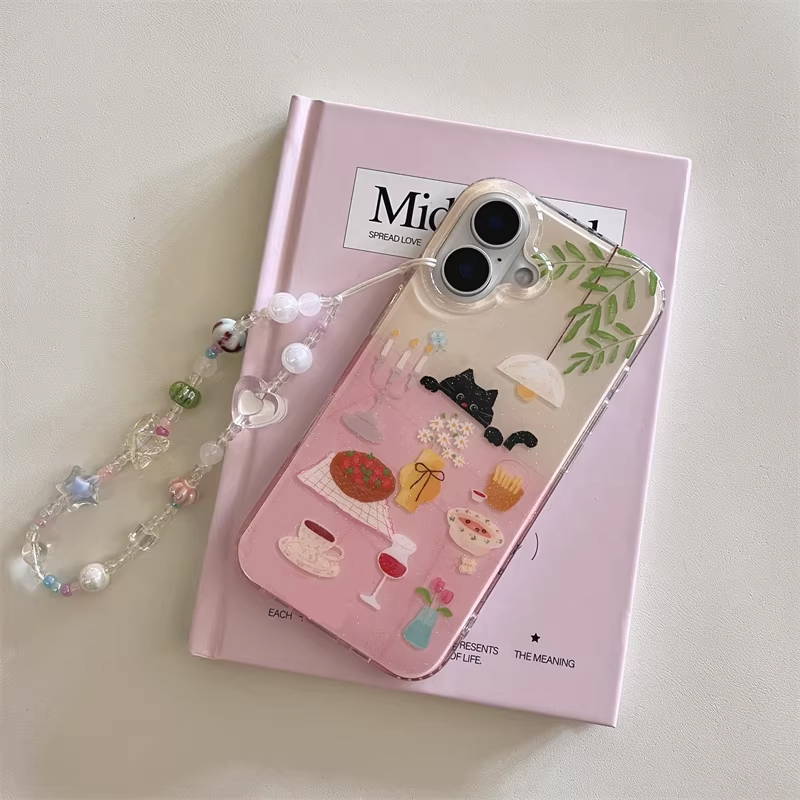 جراب هاتف بتصميم قطة سوداء صغي - مراجعة Y2K Phone Accessories وسعره