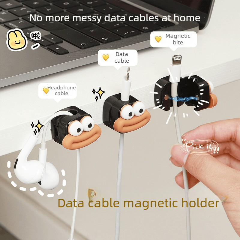 1/5/10 قطع مشابك كابلات مغناطي - مراجعة Cable Organizer Magnetic وسعره