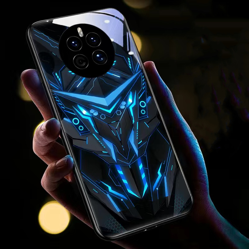 جراب خلفي زجاجي Led لهاتف هواو - مراجعة Led Flash Case وسعره